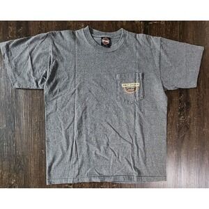 Harley Davidson T Shirt Daytona Bike Week 2002‎ Pocket Mens L Vintage Willie